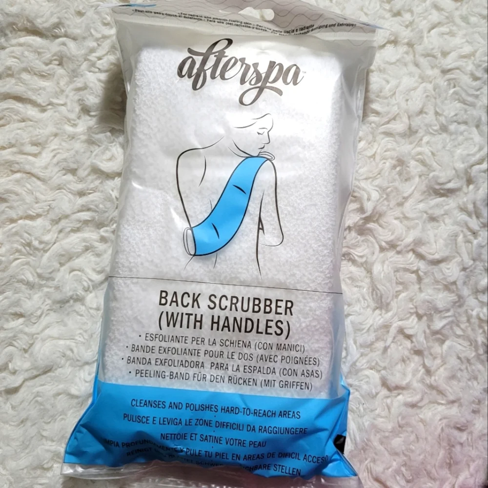 Afterspa Back Scrubber With Handles
